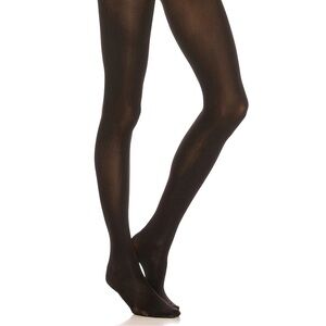 Wolford Velvet de Luxe 66 Comfort Tights in Black Size M